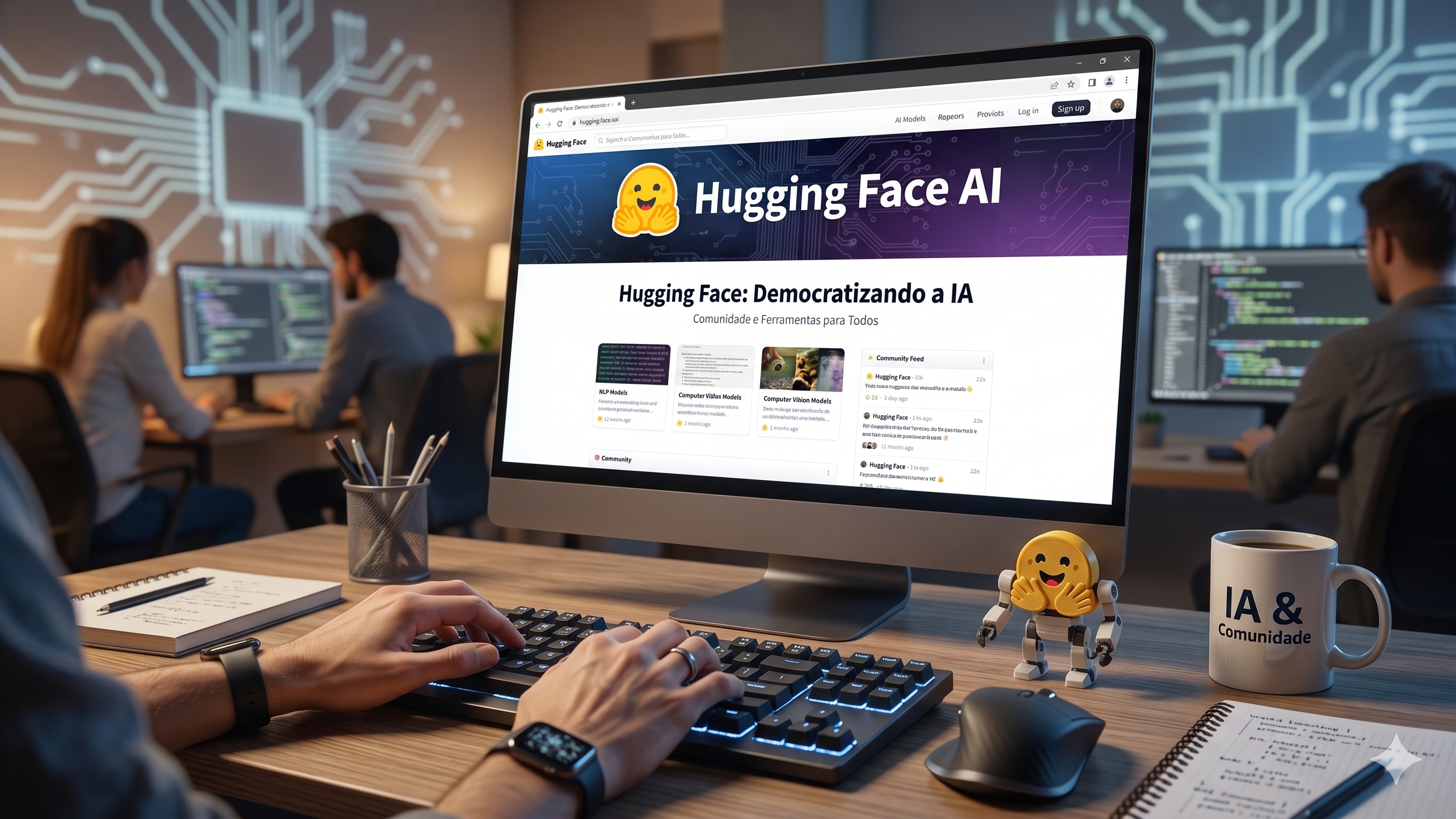 Hugging Face: Conheça o "GitHub" da Inteligência Artificial